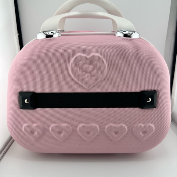 Hello Kitty Hard Shell Makeup Case Travel Luggage- Pink - Picture 4 of 7
